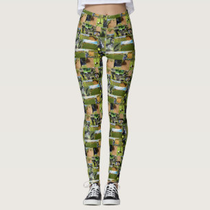 Golf Photo Collage, Leggings