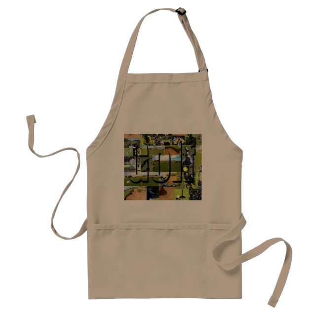 Golf Photo Collage, Standard Apron (Front)
