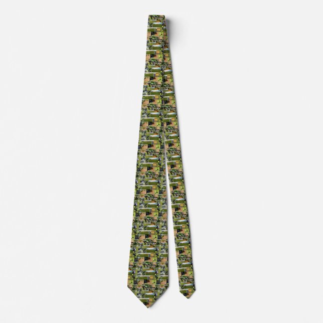Golf Photo Collage, Tie (Front)