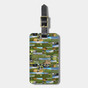 Golf, Photo Collarge, Luggage Tag