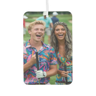 Golf Photo Customize Personalize Air Freshener