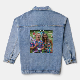 Golf Photo Customize Personalize Denim Jacket