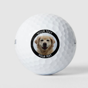 Golf Photo de chien personnalisée Meilleures balles de