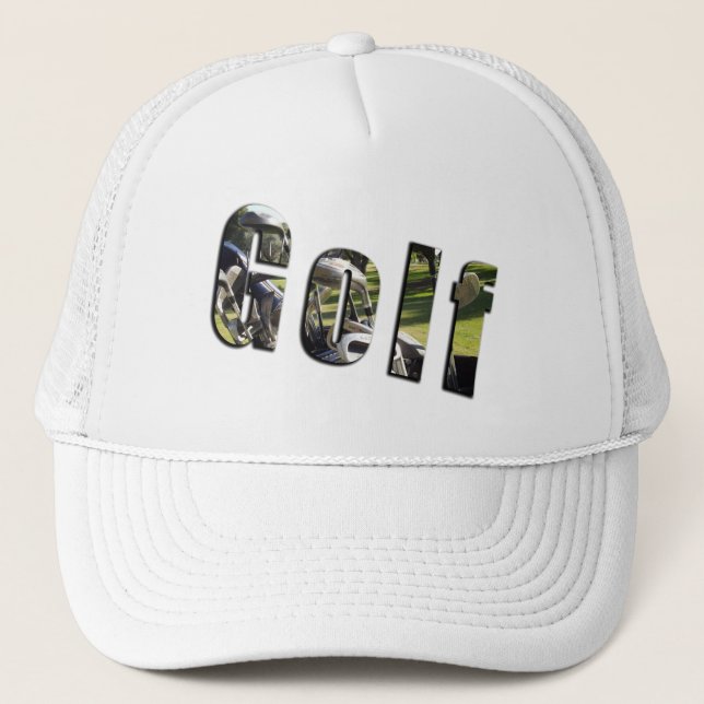 Golf Picture Logo, Trucker Hat (Front)