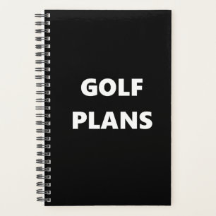 Golf Planner Sports Theme Golf Plans