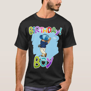 Golf Player Boy's 9th Birthday Party Golfing Golfe T-Shirt
