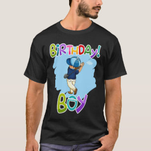 Golf Player Boy's 9th Birthday Party Golfing Golfe T-Shirt