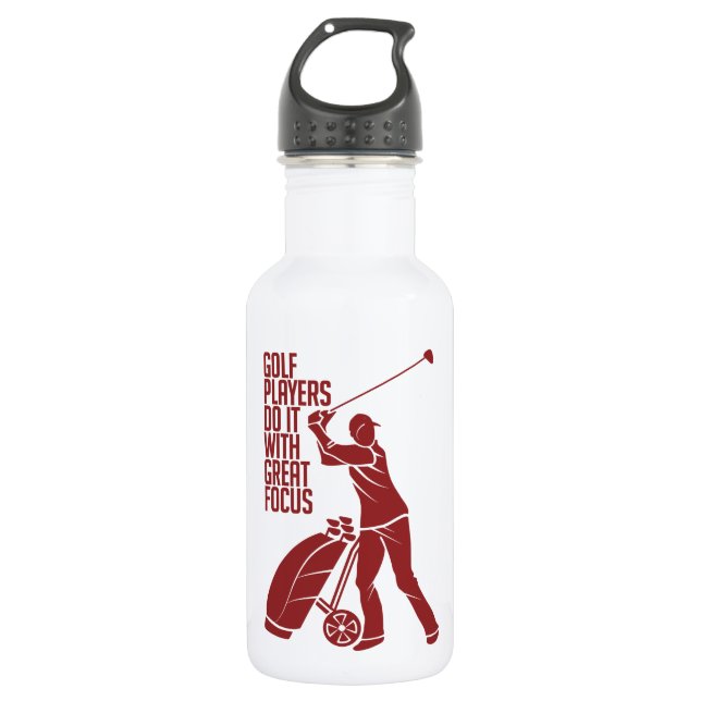 GOLF PLAYER - choose style & colour 532 Ml Water Bottle (Front)