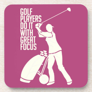 GOLF PLAYER custom coasters
