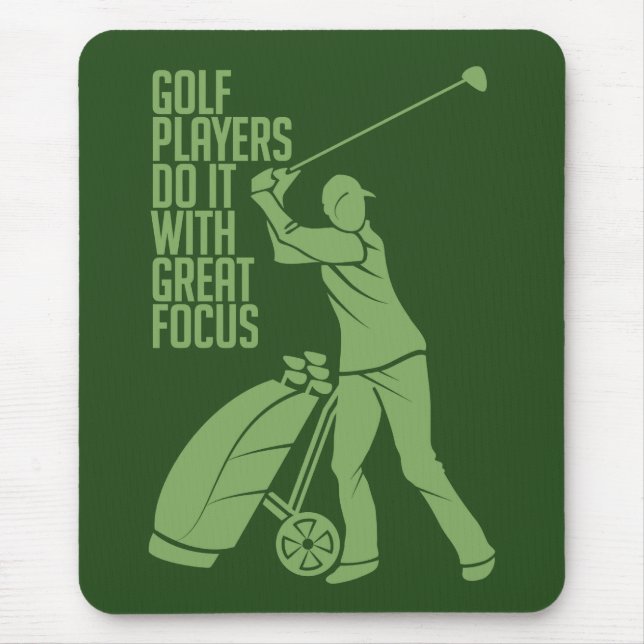 GOLF PLAYER custom mousepad (Front)