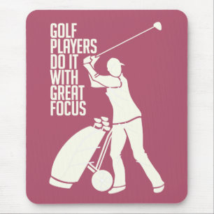 GOLF PLAYER custom mousepad