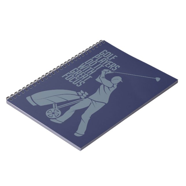 GOLF PLAYER custom notebook (Left Side)