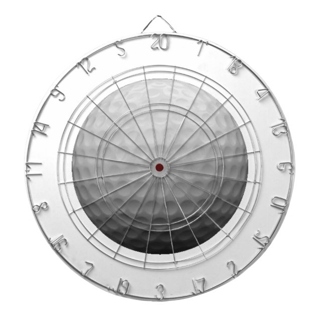 Golf Player Fan Gift Ideas Dartboard (Front)