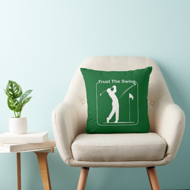 golf player throw pillow (Chair)
