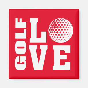 Golf Players, Golf Love Magnet