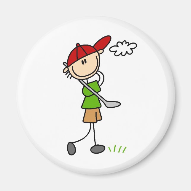 Golf Pose Magnet (Front)