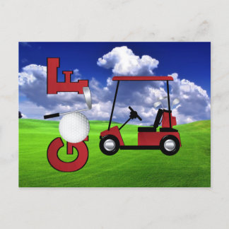 Golf Postcard