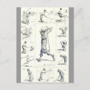 Golf Postcard