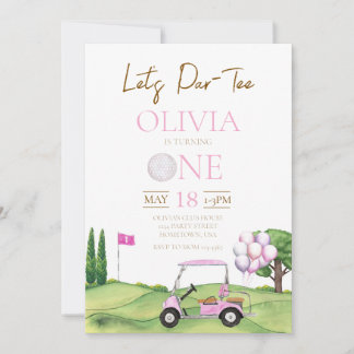 Golf premier anniversaire par tee invitation