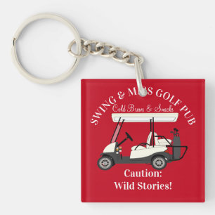 Golf Pub Golf Cart Bière & Snacks Wild Stories