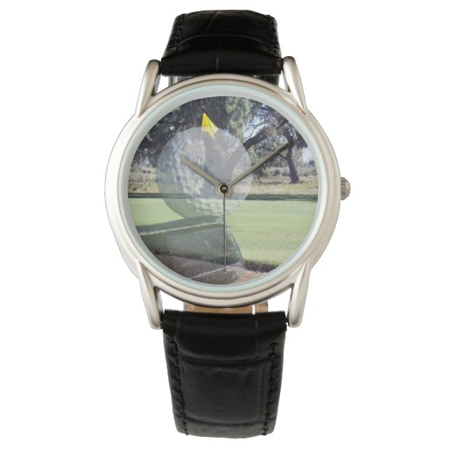 Golf Putter Ball Layered Composition, Watch (Front)