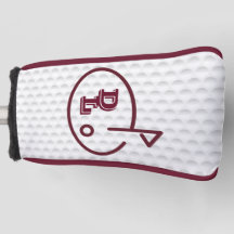 Golf Putter Cover - Personalized Design (Burgundy)