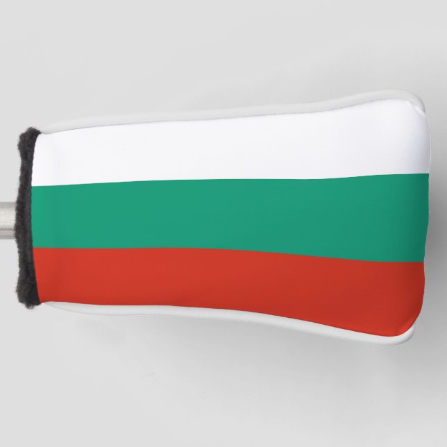 Golf Putter Cover with Flag of Bulgaria (Front)