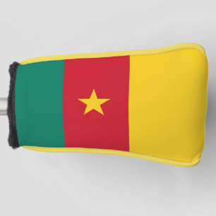 Golf Putter Cover with Flag of Cameroon