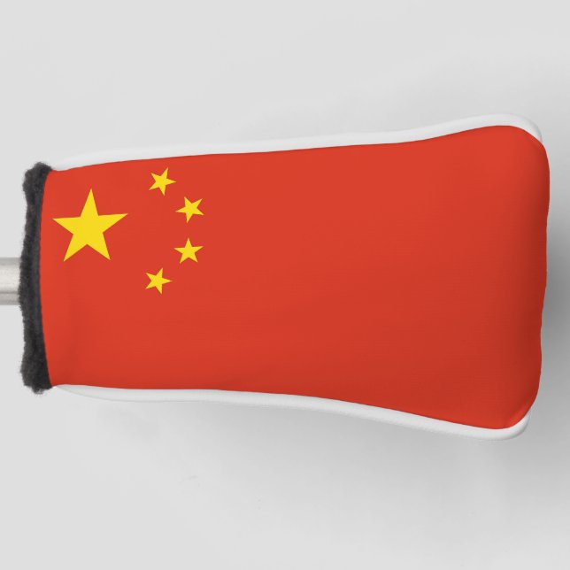 Golf Putter Cover with Flag of China (Front)
