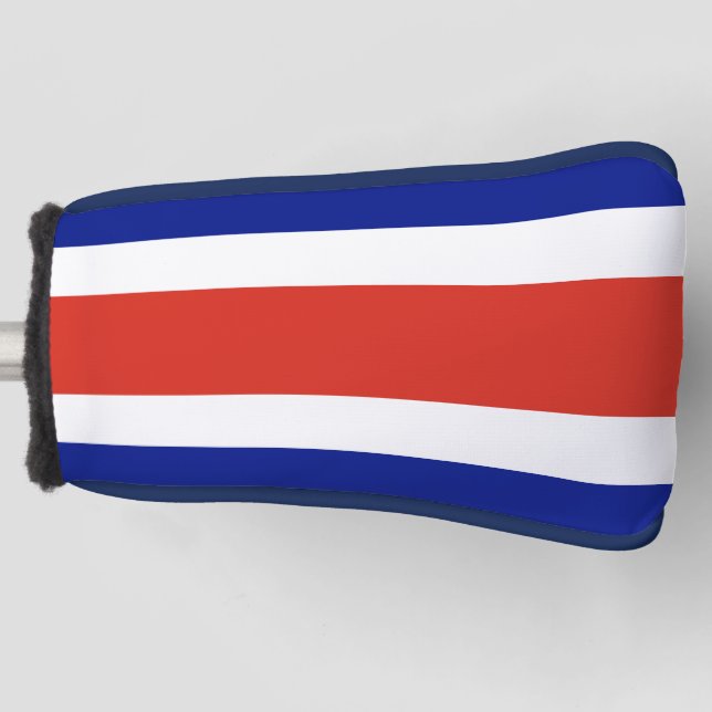 Golf Putter Cover with Flag of Costa Rica (Front)