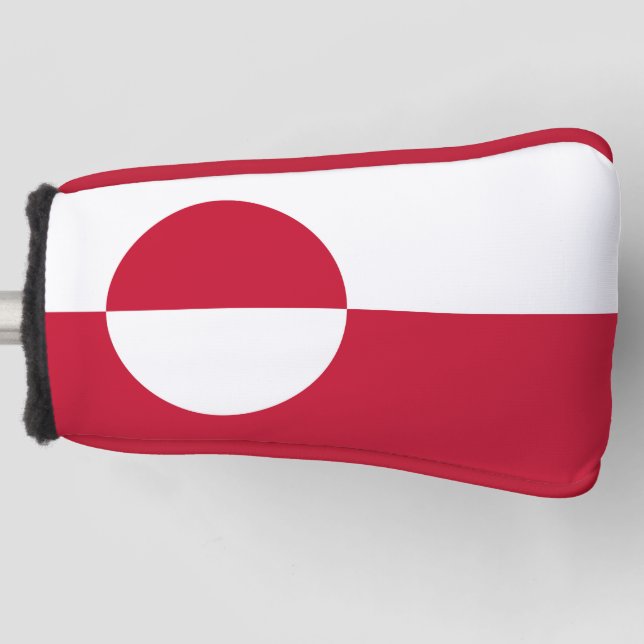 Golf Putter Cover with Flag of Greenland (Front)