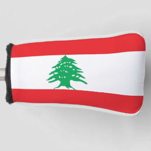 Golf Putter Cover with Flag of Lebanon