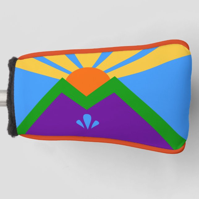 Golf Putter Cover with Flag of Manitou Springs (Front)