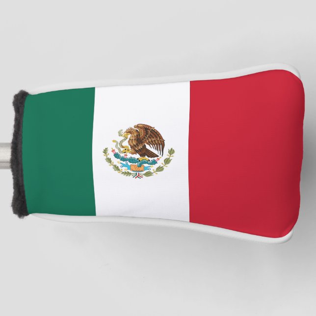 Golf Putter Cover with Flag of Mexico (Front)