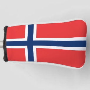 Golf Putter Cover with Flag of Norway