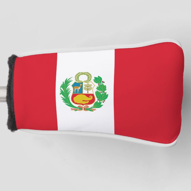 Golf Putter Cover with Flag of Peru (Front)