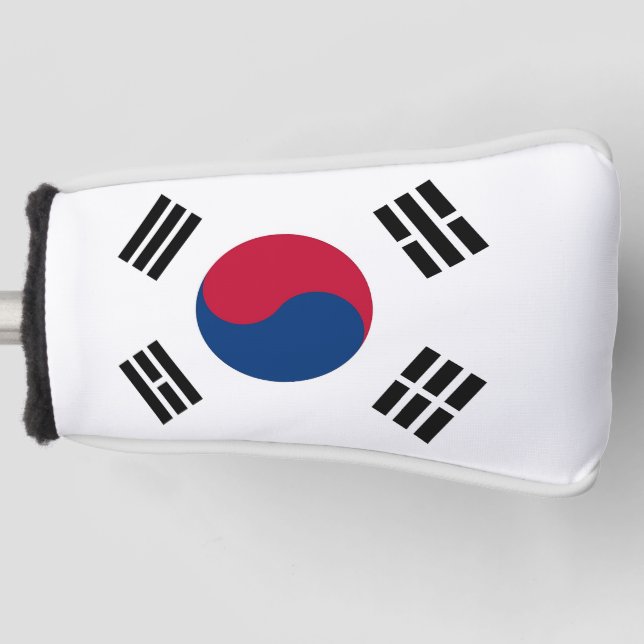 Golf Putter Cover with Flag of South Korea (Front)