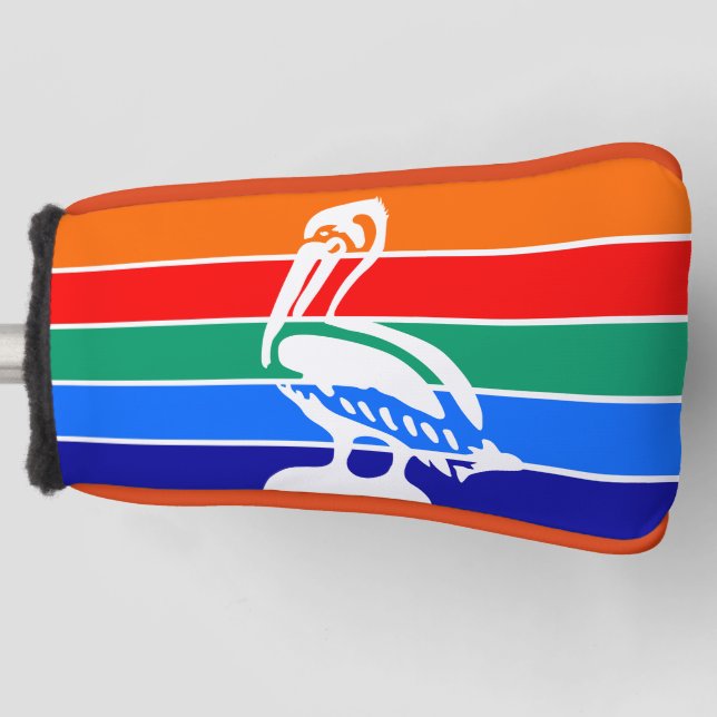 Golf Putter Cover with Flag of St. Petersburg (Front)
