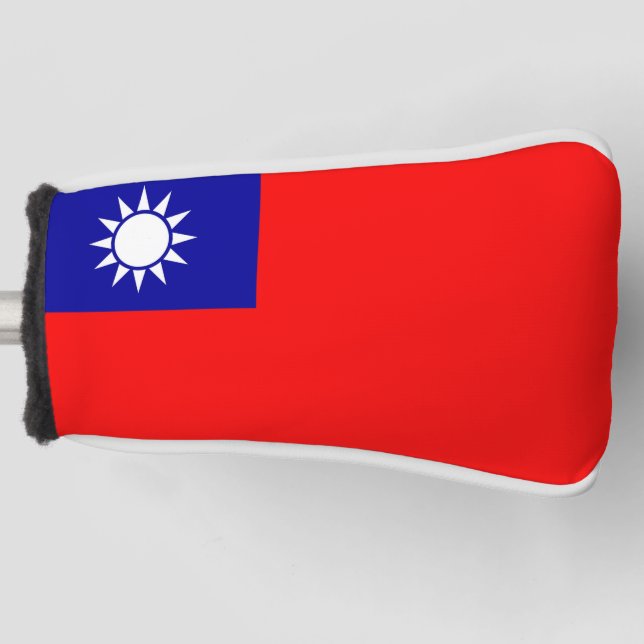 Golf Putter Cover with Flag of Taiwan (Front)