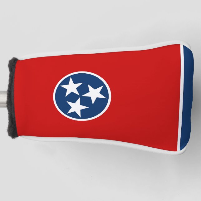 Golf Putter Cover with Flag of Tennessee, USA (Front)