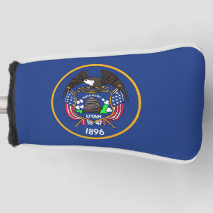 Golf Putter Cover with Flag of Utah, USA