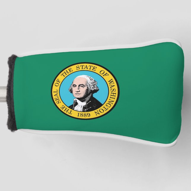 Golf Putter Cover with Flag of Washington State (Front)