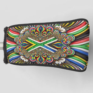 Golf Putter Cover with South African Colours Desig
