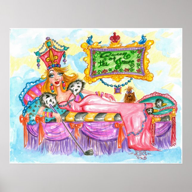 Golf Queen-Poster Poster (Front)