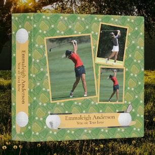 Golf Range Pail Photo Collage Binder