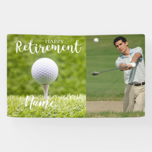 Golf Retirement Create Your own Banner