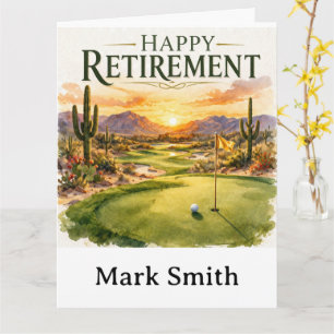 Golf Retirement in Arizona Card