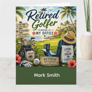 Golf Retirement in Florida Card