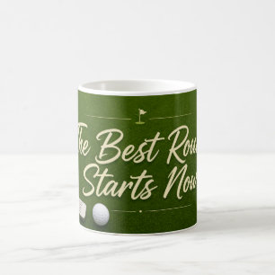 Golf retirement themed on green  coffee mug