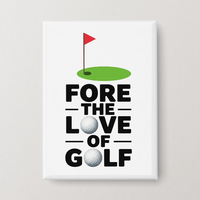 Golf  Retirement with golf flag Golf Balls (Front)